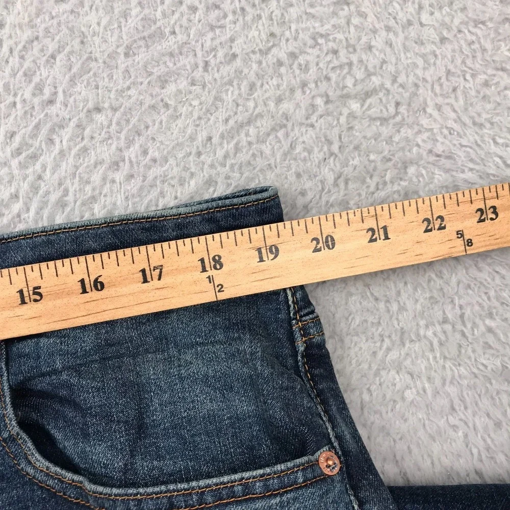American Eagle Athletic Fit Jeans Mens 36x36 Blue Stone Wash Stretch Denim NEW